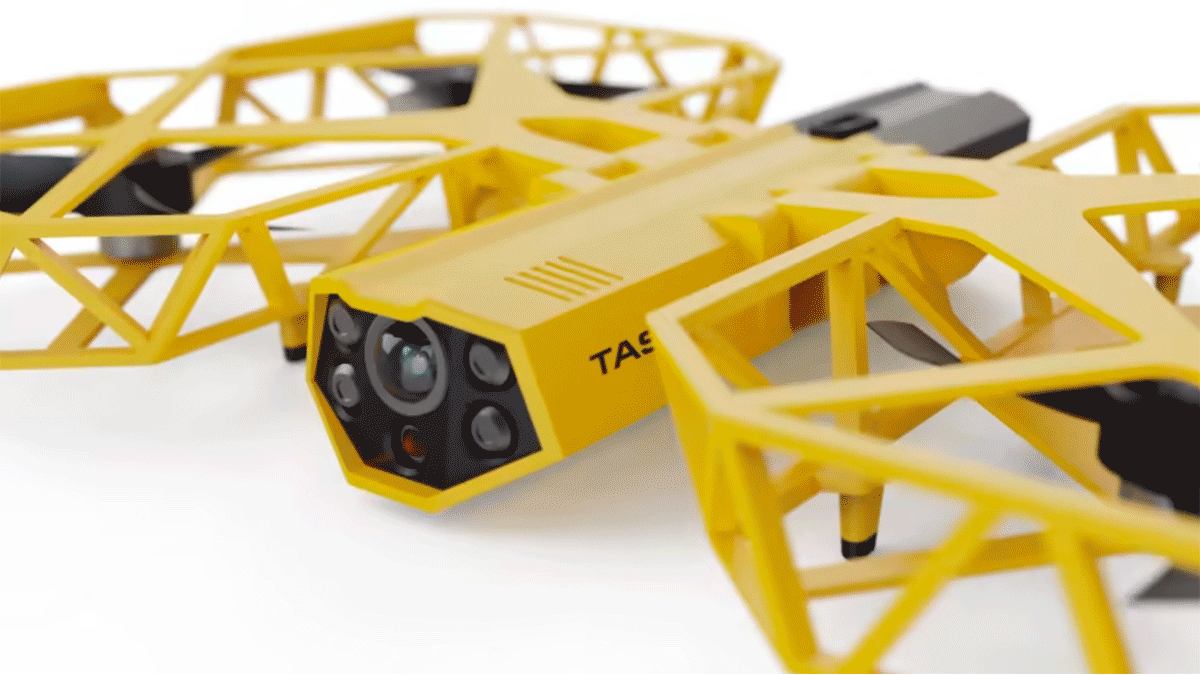 Yellow drone