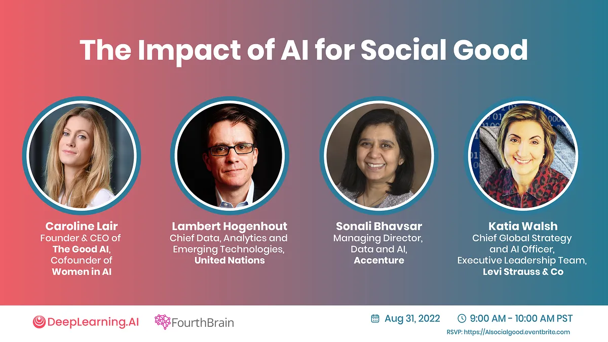 AI for social good banner