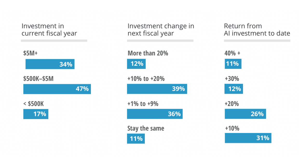 Some results from an international survey of executives who are using AI at scale