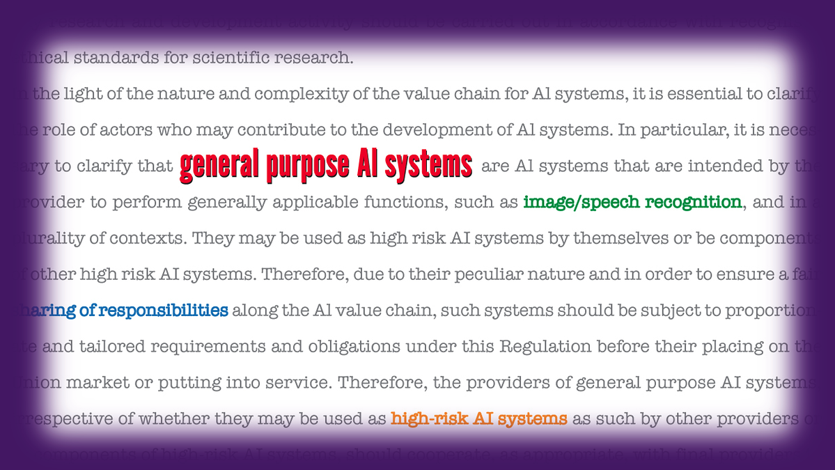 Paragraph with some highlighted phrases