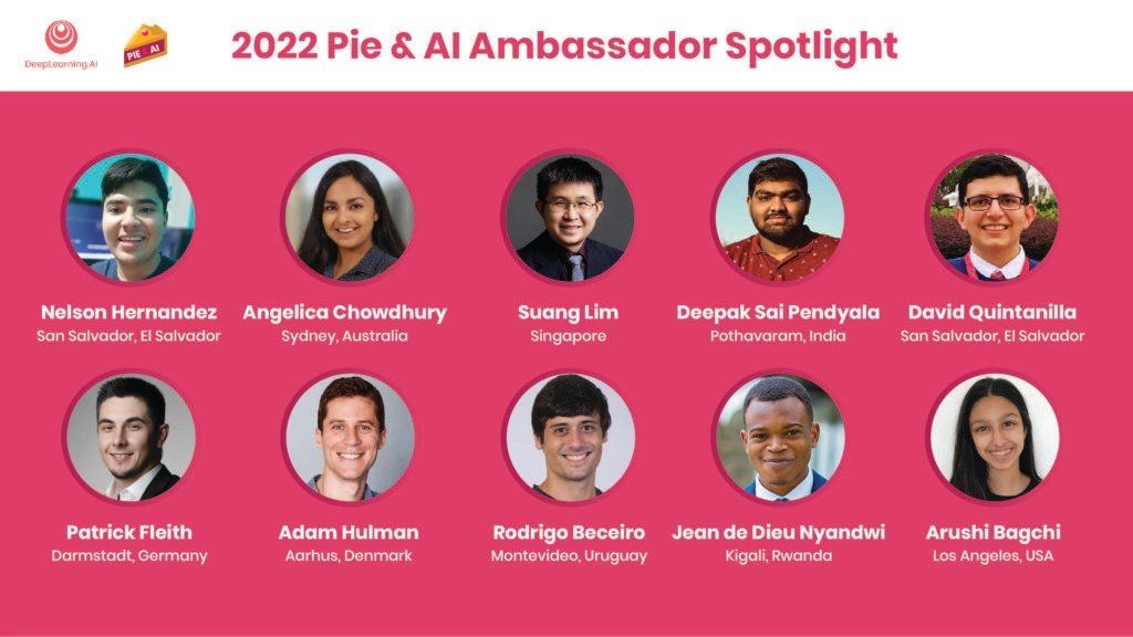 2022 Pie & AI Ambassador Spotlight banner