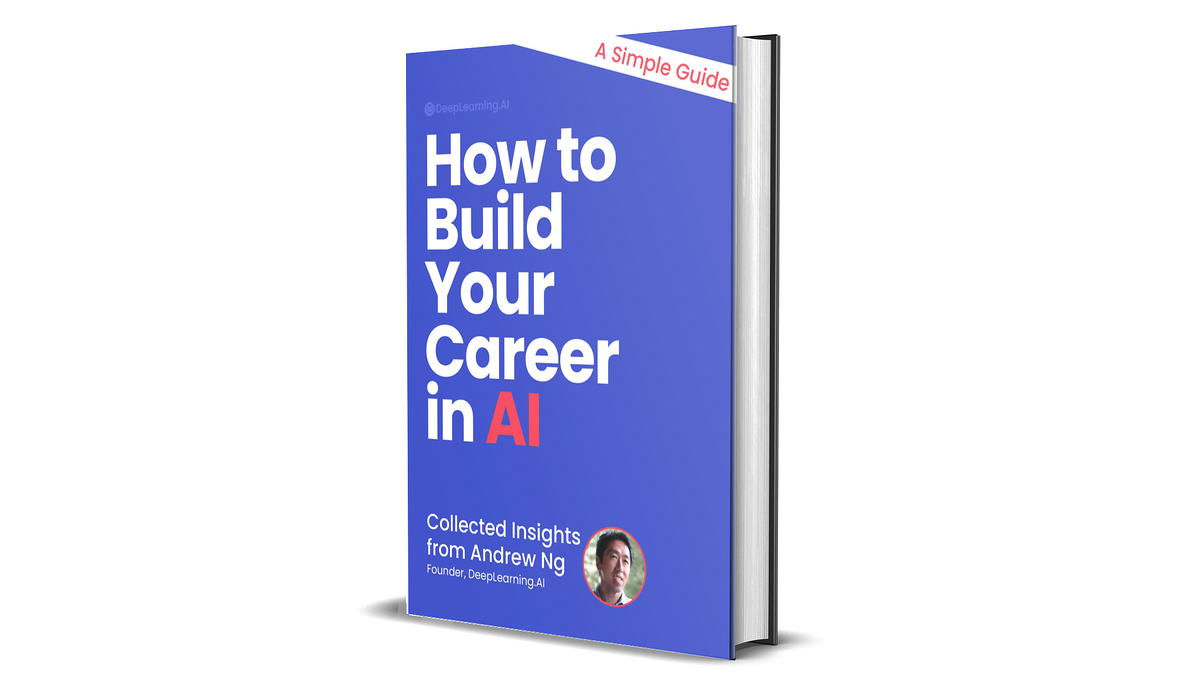 Andrew Ng's 'How to Build Your Career in AI' eBook cover