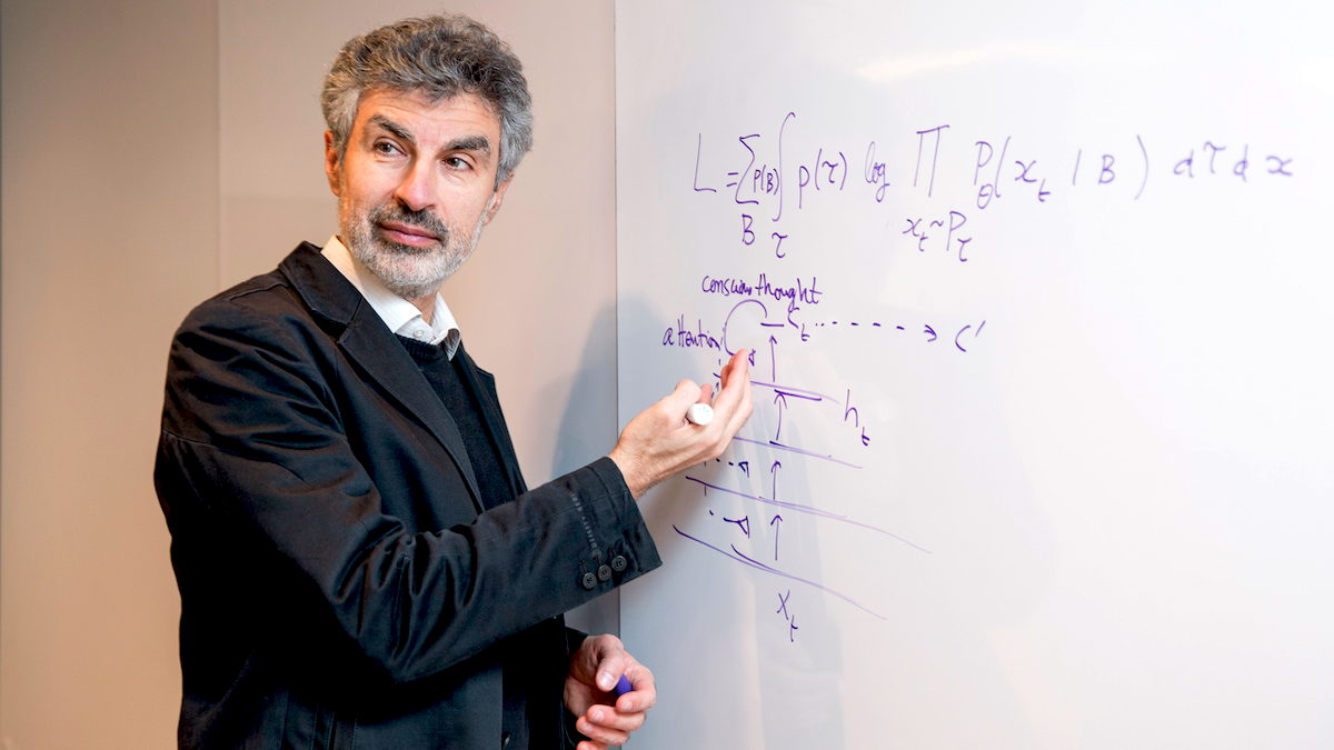 Yoshua Bengio teaching