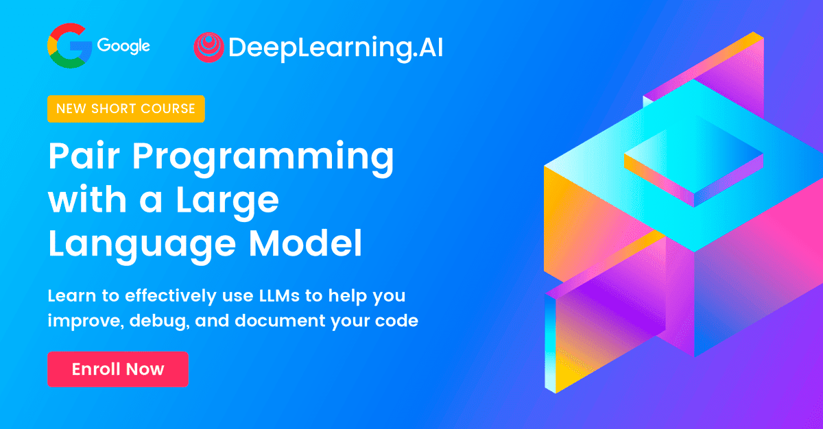 Pair Programming with a Large Language Model course description