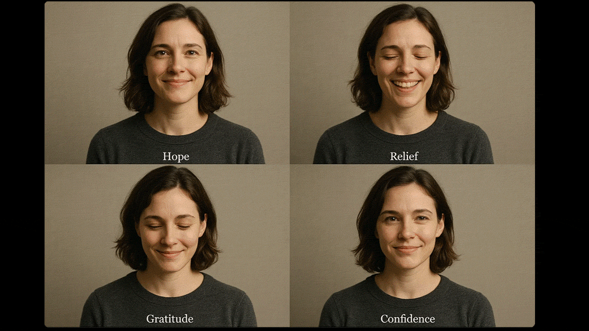 GIF showing GPT Image 1 generating AI images: emotions, surreal scenes, satire, fantasy, and photo-realistic edits.