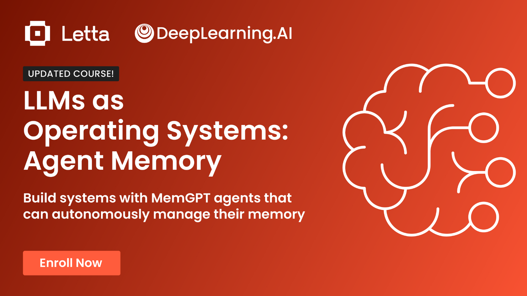 Promo banner for: "LLMs as Operating Systems: Agent Memory"