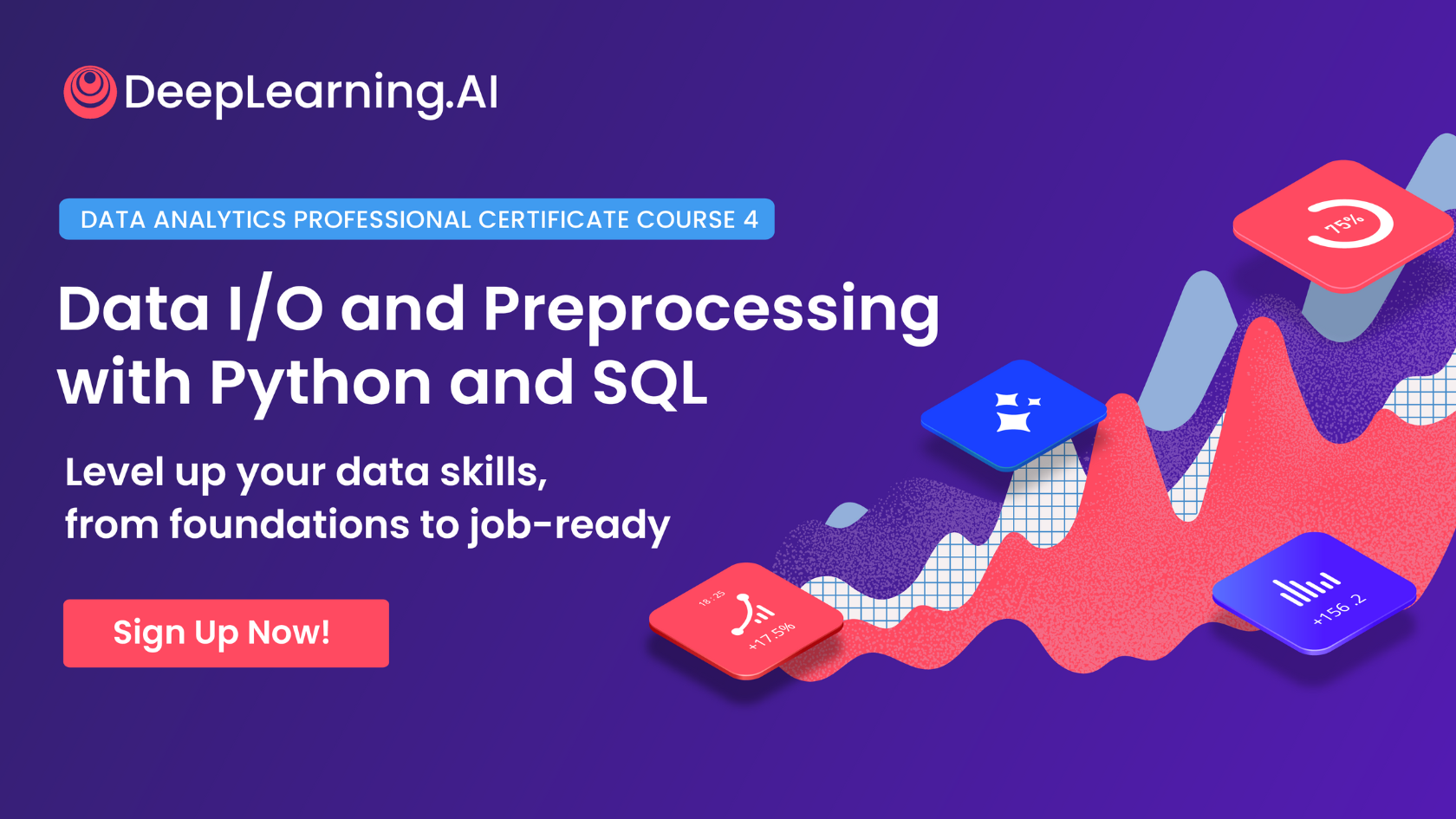 Promo banner for: "Data Analytics Professional Certificate"